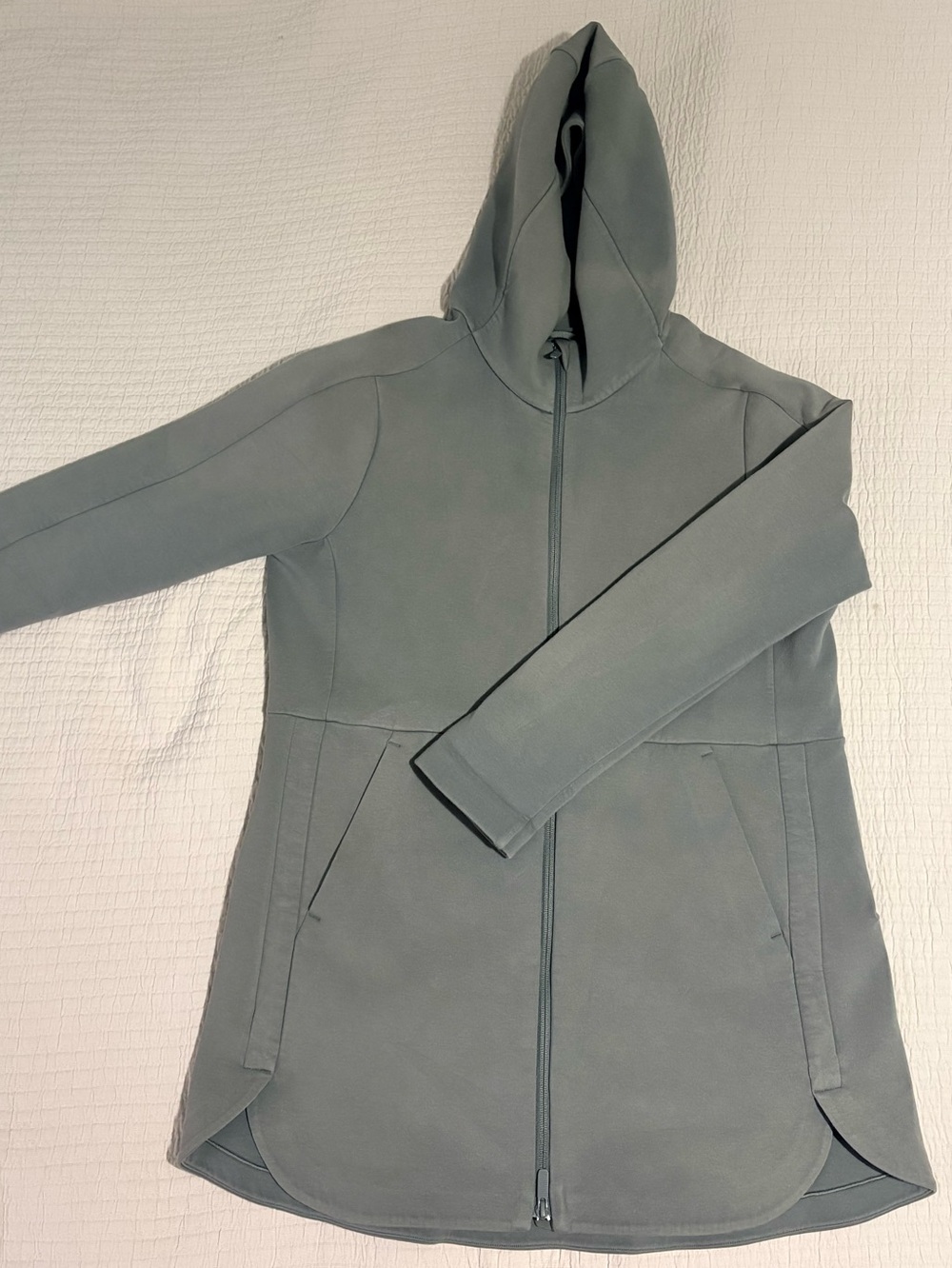 lululemon athletica Hooded Zip Utility Jacket in Sage Green